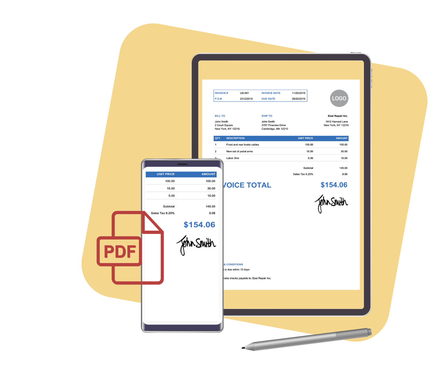 Sign forms PassportScan